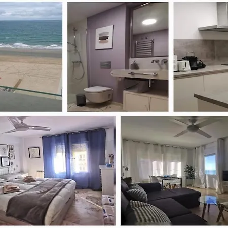 Romantica Vista Al Paseo Maritimo De Cadiz